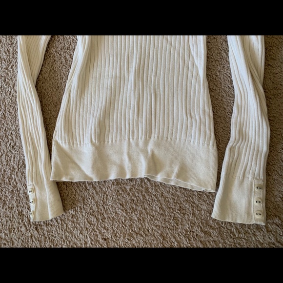 Croft & Barrow Creamy Ribbed Turtleneck - Picture 3 of 7